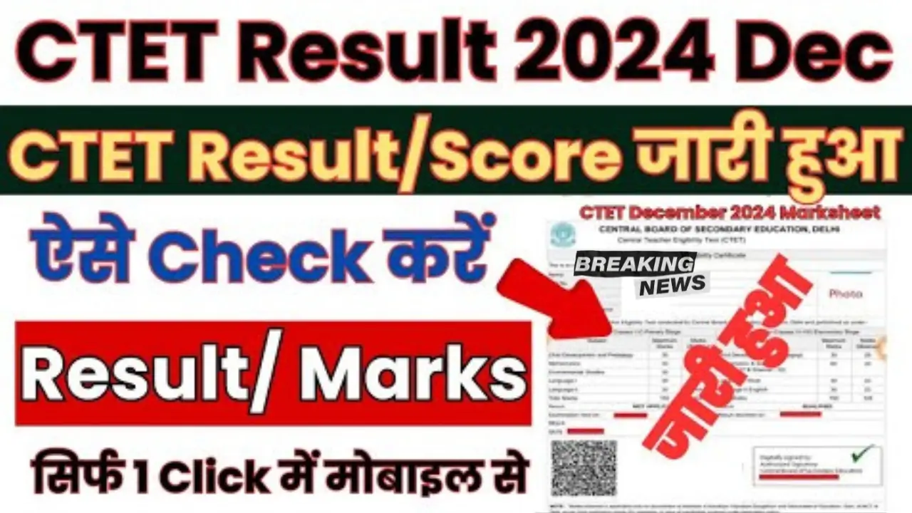 CTET Result Link